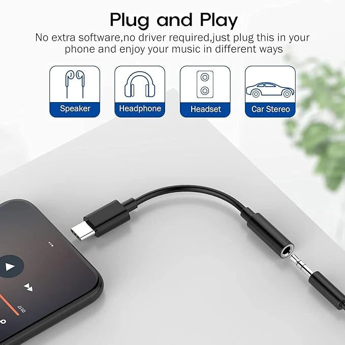 USB-C to 3.5mm Headset Jack Adapter